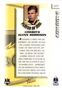 2002 Select Challenge - Club Player of the Year #CP7 Glenn Morrison Back
